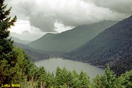  Lake Mills, Olympic National Park, WA, USA