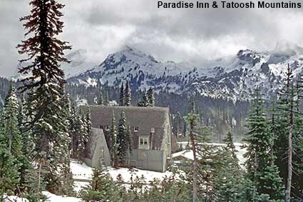 Paradise Inn & Tatoosh Mtns, Mt Rainier National Park