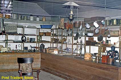  Interior of Post Traders Store, Fort Laramie, WY, USA