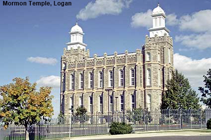 Mormon Temple, Logan, UT, USA Mormon Temple, Logan, UT, USA