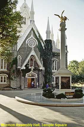 Mormon Assembly Hall, Temple Square, Salt Lake City, UT, USA