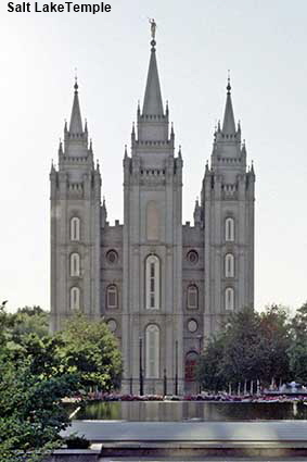 Salt Lake Temple, Salt Lake City, UT, USA