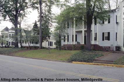 Alling-Bethune-Combs & Paine-Jones houses, Milledgeville, GA, USA Alling-Bethune-Combs & Paine-Jones houses, Milledgeville, GA, USA