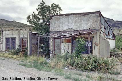  Gas Station, Shafter Ghost Town, TX, USA