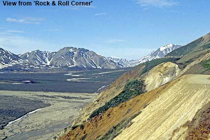  View from 'Rock & Roll Corner', Denali National Park, AK, USA
