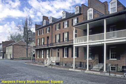 IHarpers Ferry from Arsenal Square, WV, USA