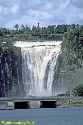  Montmorency Falls from MV Louis Jolliet, Qu�bec, Canada (300mm)