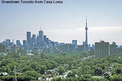  Downtown Toronto from Casa Loma, Toronto, Ontario, Canada