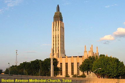 Boston Avenue Methodist Church, Tulsa, Oklahoma, USA