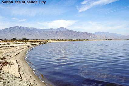  Salton Sea from Johnson's Landing, Salton City, CA, USA