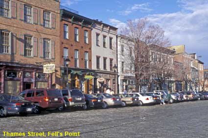 Thames Street, Fell's Point, Baltimore, MD, USA Thames Street, Fell's Point, Baltimore, MD, USA
