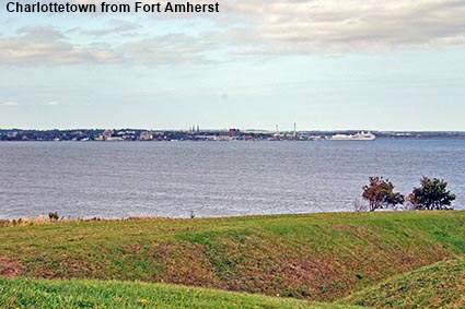 Charlottetown from Fort Amherst, PEI, Canada Charlottetown from Fort Amherst, PEI, Canada