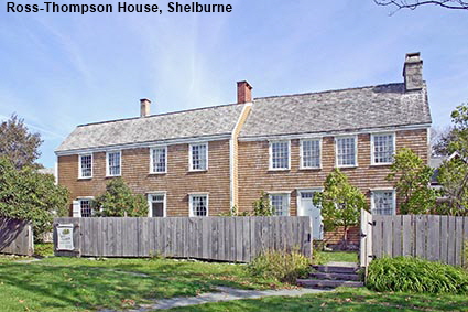Exterior of Ross-Thompson House, Shelburne, NS, Canada Exterior of Ross-Thompson House, Shelburne, NS, Canada