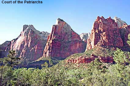  Court of the Patriarchs, Zion National Park, UT, USA