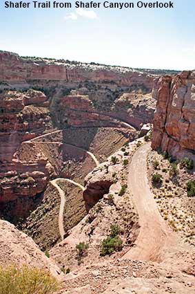  Shafer Trail from Shafer Canyon Overlook, Canyonlands National Park, UT, USA
