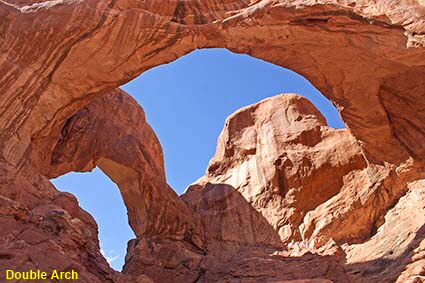  Double Arch, Arches National Park, UT, USA