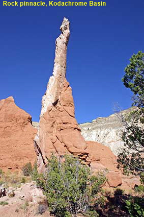  Rock pinnacle by Eagle Vew Trailhead, Kodachrome Basin, UT, USA