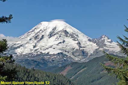  Mount Rainier from Route 12, WA, USA