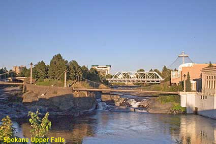 Spokane Upper Falls, Spokane, WA, USA