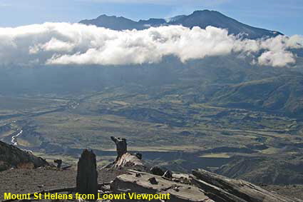 Mount St Helens from Loowit Viewpoint, Mount St Helens National Volcanic Monument, WA, USA Mount St Helens from Loowit Viewpoint, Mount St Helens National Volcanic Monument, WA, USA