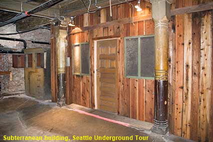  Subterranean building, Seattle Underground Tour, Seattle, WA, USA