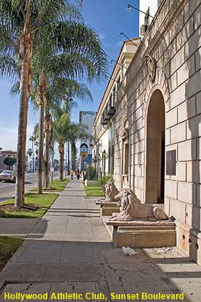  Sunset Boulevard & Hollywood Athletic Club, Los Angeles, CA, USA