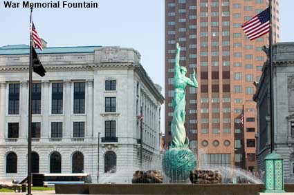  War Memorial Fountain (Marshall Fredericks), Cleveland, OH, USA
