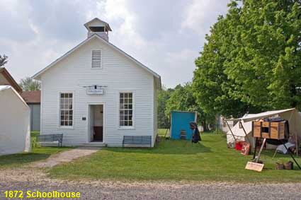  Schoolhouse (1872), Century Village Museum, Burton, OH, USA