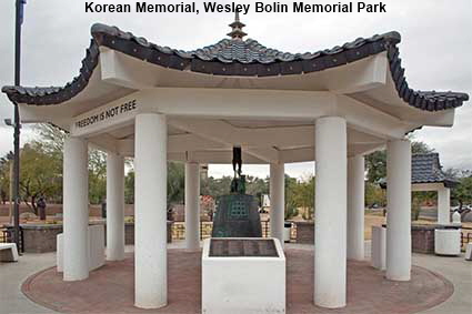  Korean Memorial, Wesley Bolin Memorial Park, Phoenix, AZ, USA