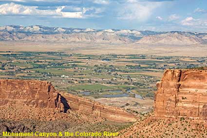  Monument Canyon & the Colorado River, Colorado National Monument, CO, USA