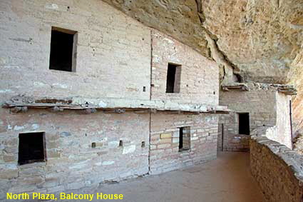  House with balcony, North Plaza, Balcony House, Mesa Verde National Park, CO, USA