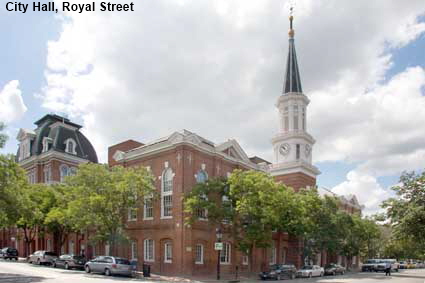  City Hall, Royal Street. Alexandria, VA, USA City Hall, Royal Street. Alexandria, VA, USA
