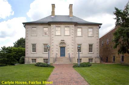  Carlyle House, Fairfax Street. Alexandria, VA, USA