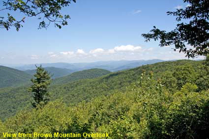  View from Brown Mountain Overlook, Shenandoah NP, VA, USA