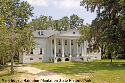  Main house, Hampton Plantation State Historic Park, SC, USA