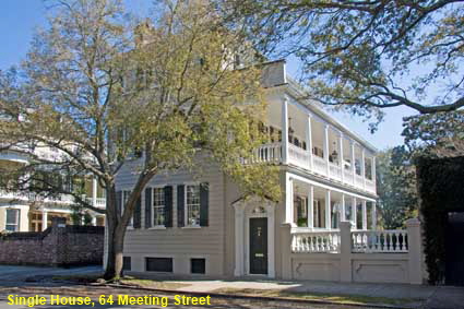  Single House, 64 Meeting Street, Charleston, SC, USA