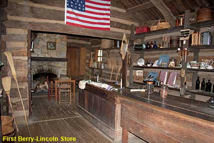 First Berry-Lincoln Store, Lincoln's New Salem SHS, IL, USA