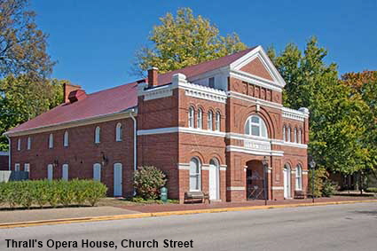 Thrall's Opera House (1888), Church Street, New Harmony, IN, USA