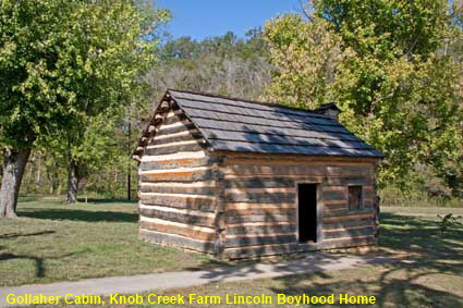  Gollaher Cabin, Knob Creek Farm ,Lincoln Boyhood Home, KY, USA