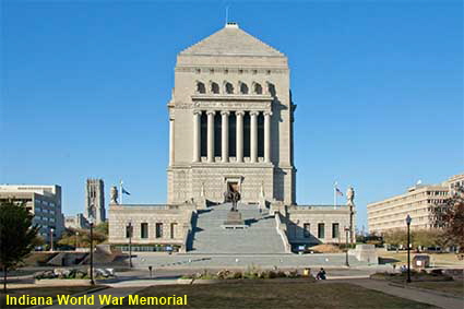 Indiana World War Memorial, Indianapolis, IN, USA