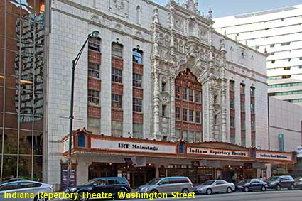 Indiana Repertory Theatre, Washington Street, Indianapolis, IN, USA