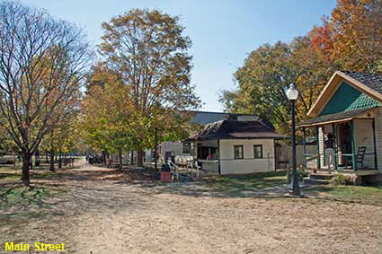 Main Street of Billie Creek Village, Rockville, IN, USA