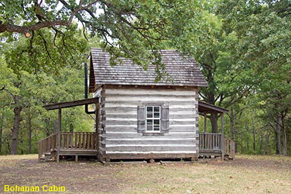 Bohanan Cabin, Fort Washita, OK, USA