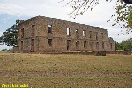 West Barracks, Fort Washita, OK, USA