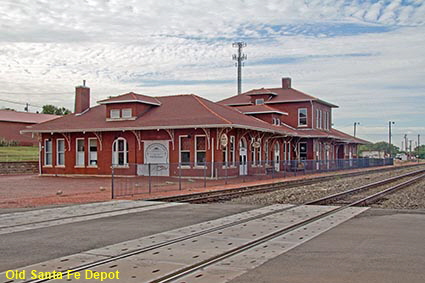 Old Santa Fe Depot, Guthrie, OK, USA Old Santa Fe Depot, Guthrie, OK, USA