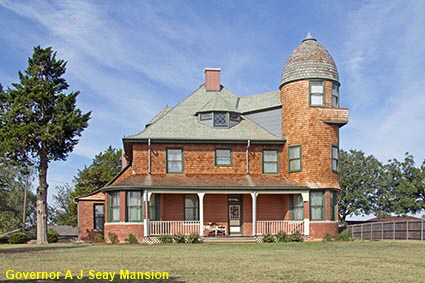 Governor A J Seay Mansion, Kingfisher, OK, USA