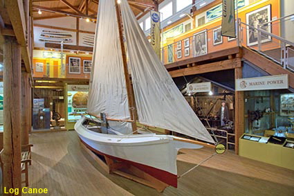 Log Canoe, Calvert Marine Museum, Solomons, MD, USA