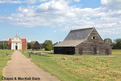 Chapel & MacKall Barn, Historic St Mary's City, MD, USA