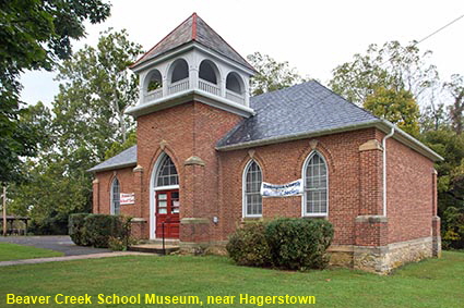 Beaver Creek School Museum, near Hagerstown, MD, USA