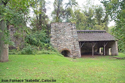 Catoctin Iron Furnace 'Isabella', Catoctin, MD, USA